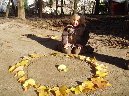 Herbst in der Kindertagesstätte Schneckenhaus