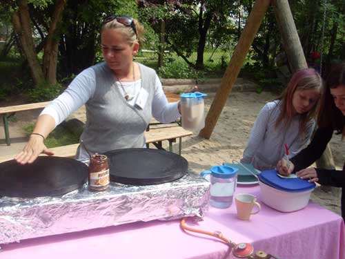 Crepes im Schneckenhaus