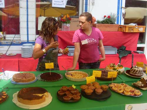 Kuchen im Schneckenhaus