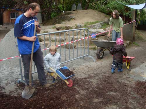 Rindenmulch fürs Schneckenhaus