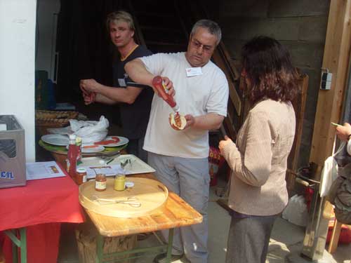 Wuerste im Schneckenhaus